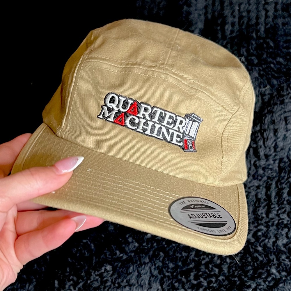Quarter machine hat tan